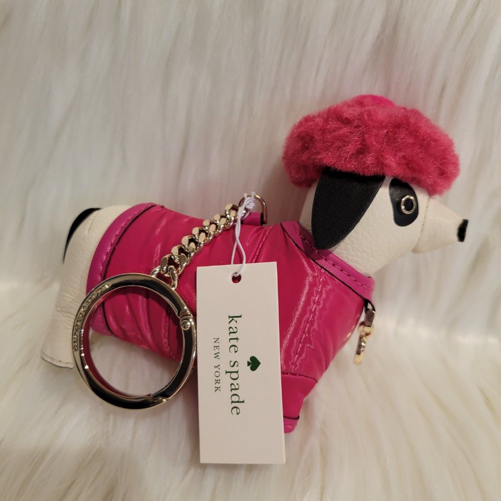 Kate Spade Dachshund Winter Keychain